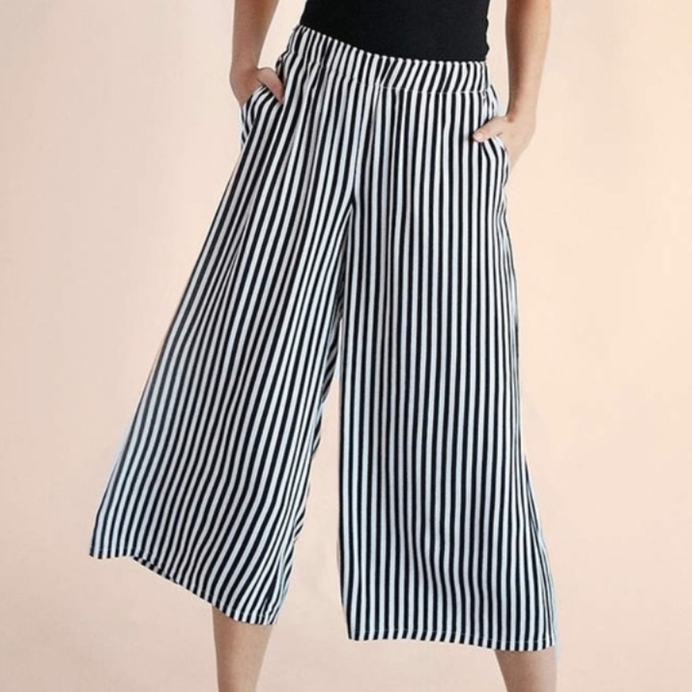 Express cropped culottes